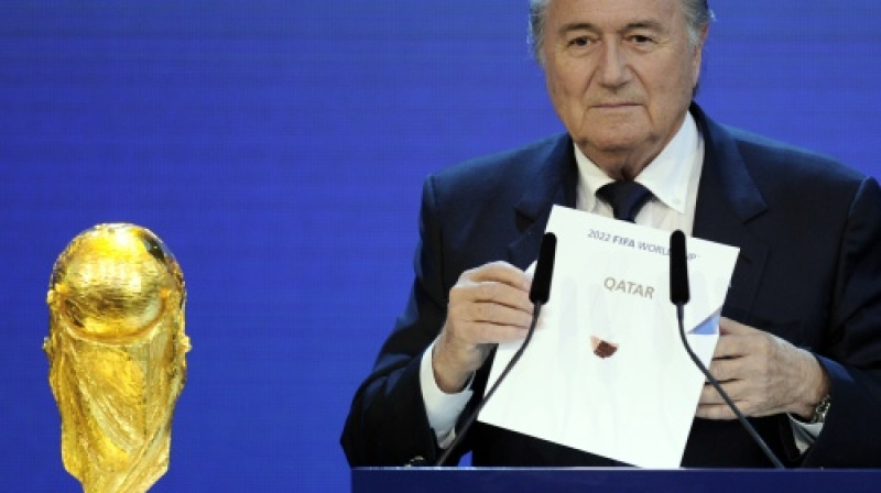 FIFA prezidents Zeps Blaters
Foto: AFP/Scanpix