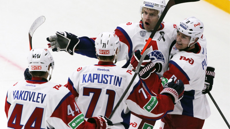 Jānis Sprukts ar komandas biedriem
Foto: ITAR-TASS/Scanpix