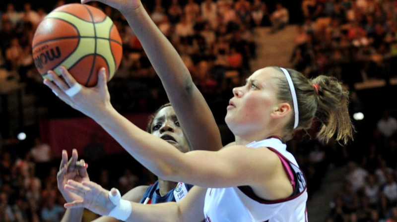 Dita Liepkalne 2013. gada finālturnīrā Francijā
Foto: Romāns Kokšarovs, f64