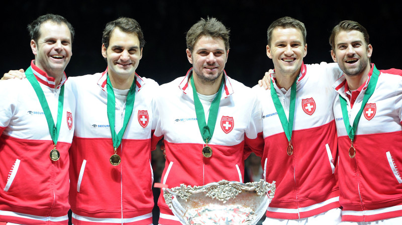 Šveices tenisa izlase
Foto: AFP/Scanpix