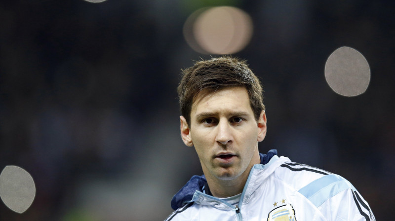 Argentīnas izlases līderis Lionels Mesi
Foto: AP/Scanpix