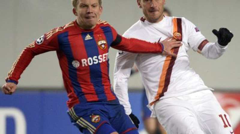 Aleksandrs Cauņa cīņā ar Frančesko Toti
Foto: AFP/Scanpix