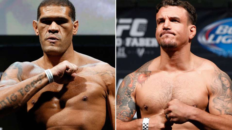 Antonio Silva (no kreisās) un Frenks Mirs
Foto: sherdog.com