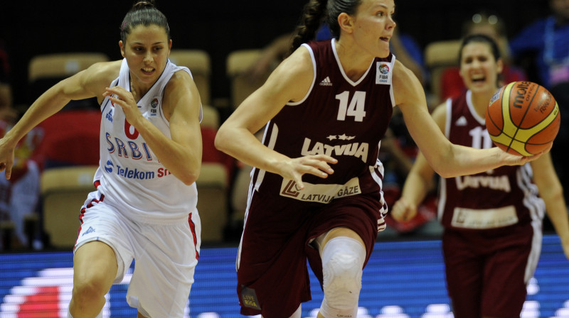 Anete Šteinberga, Ieva Krastiņa un Latvijas sieviešu valstsvienība: pret Serbiju jābūt revanšam par zaudējumu 2013.gadā!
Foto: basket.lv