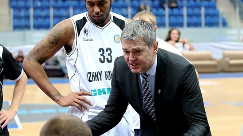 Ainars Bagatskis spēlē pret ''Nilan Bisons''
Foto: vtb-league.net