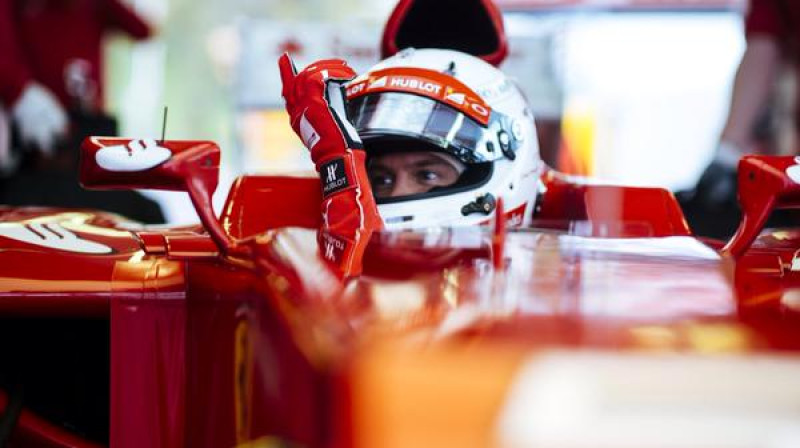 Fetels pie "Ferrari F2012" stūres
Foto: Ferrari