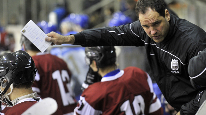 U20 izlases galvenais treneris Ģirts Ankipāns
Foto: Romāns Kokšarovs/F64