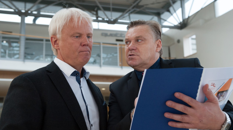 Jānis Kols un Zintis Ekmanis
Foto: Vladislavs Proškins/f64