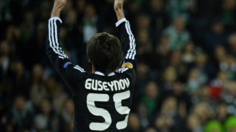 "Qarabag" futbolists neizpratnē
Foto: AFP/Scanpix