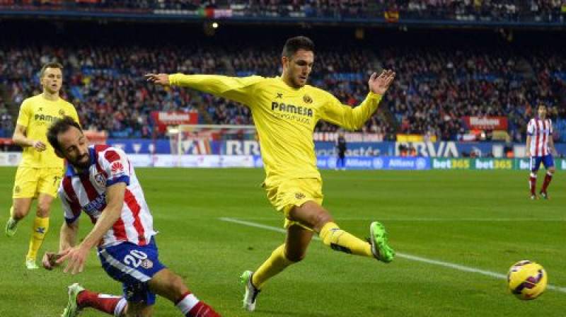 "Villarreal" ļoti labi tika galā ar "Atletico" uzbrukumiem
Foto: AFP/Scanpix