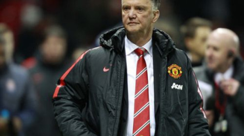 "Manchester United" galvenais treneris Luijs van Gāls
Foto: EMPICS Sport/Scanpix