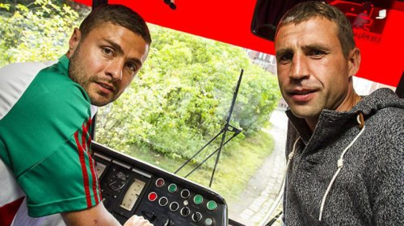 "Liepājas" stūrmaņi Māris Verpakovskis un Viktors Dobrecovs Eiropā šogad diemžēl neiestūrēs
Foto: Aigars Prūsis