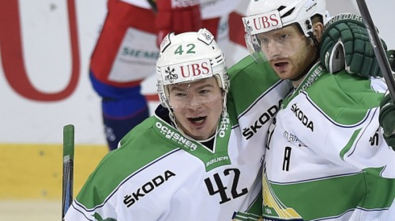 Dmitrijs Sjomins un Aleksejs Gluhovs
Foto: AP/Scanpix