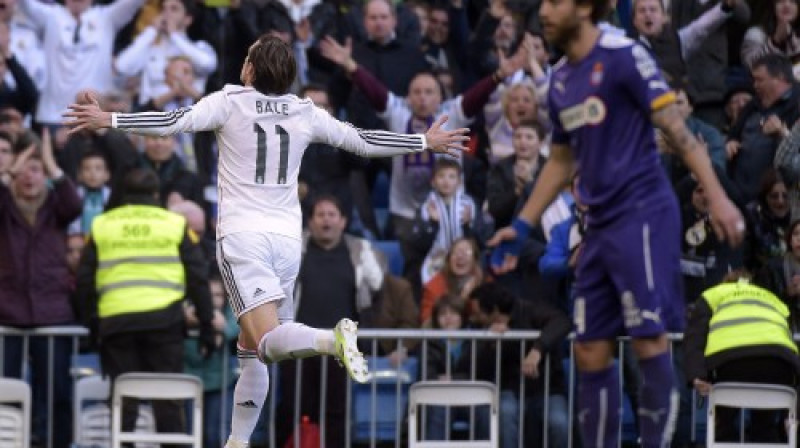Garets Beils pēc realizētā brīvsitiena
Foto: AP/Scanpix