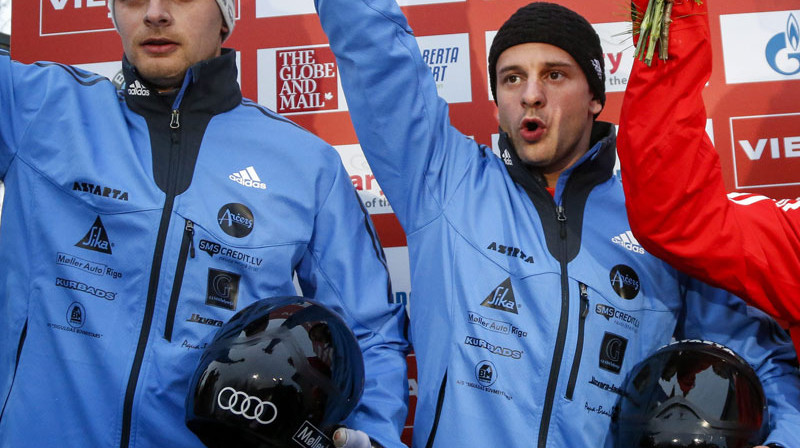 Tomass Dukurs un Martins Dukurs
Foto: AP/Scanpix