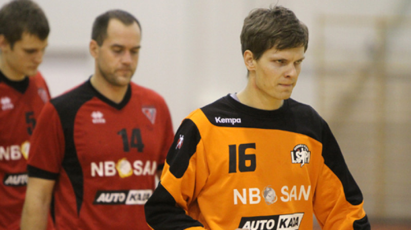 "Celtnieks/LSPA" vārtsargs Raitis Puriņš
Foto: Ritvars Raits