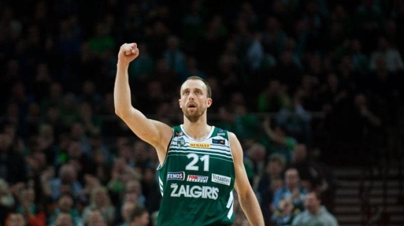 Viens no izšķirošā izrāviena galvenajiem autoriem Artūrs Milaknis
Foto: zalgiris.lt