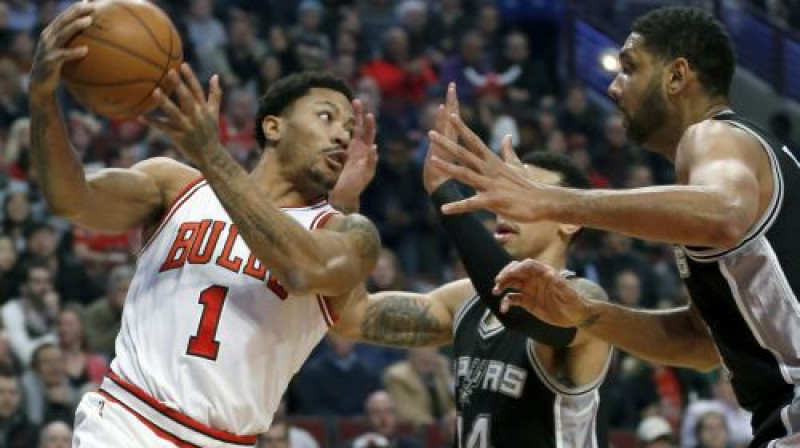 Deriks Rouzs pret "Spurs"
Foto: AP/Scanpix