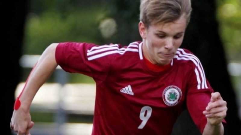 Uzvaras vārtu autors Jānis Grīnbergs
Foto: LFF.lv