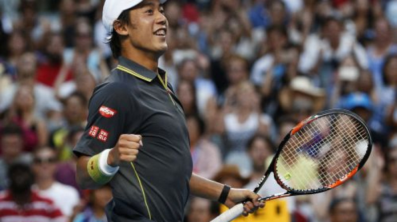 Kei Nišikori četras reizes pēc kārtas uzvarējis Davidu Fereru, bet Austrālijā viņam tas vēl nav izdevies...
Foto: Reuters/Scanpix