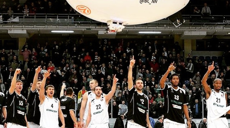 Ņižņijnovgorodas spēlētāji: 14. uzvara VTB līgā
Foto: nn-basket.ru