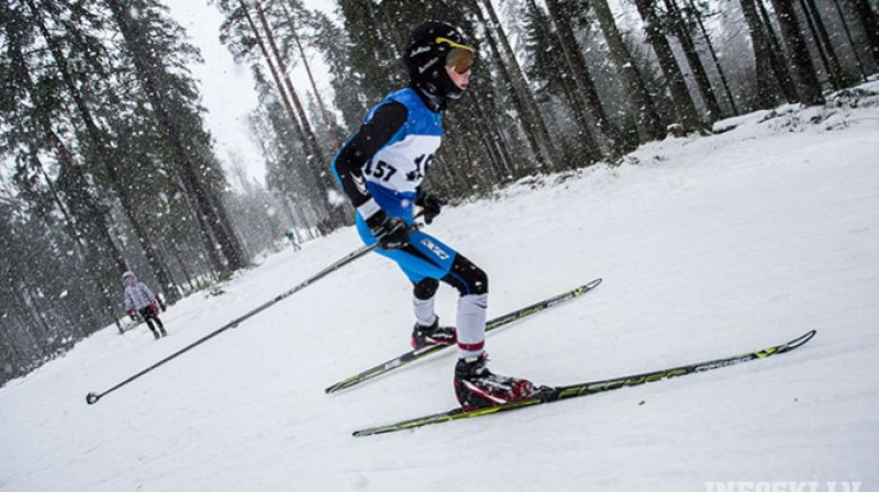 G.Lukstiņš LČ 1.posmā Priekuļos. Foto: Infoski.lv