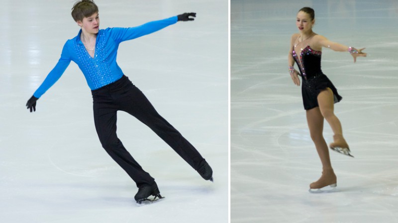 Deniss Vasiļjevs un Angelīna Kučvaļska
Foto: eyof2015.org