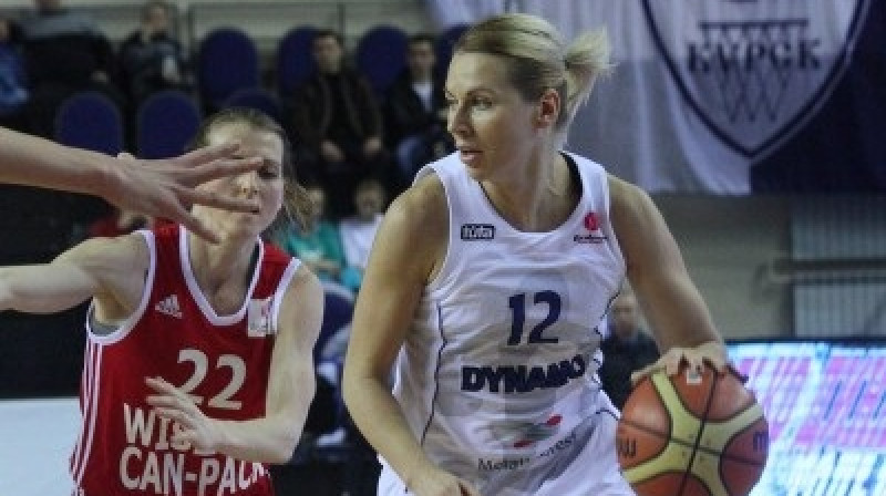 Anete Jēkabsone-Žogota: 125 spēles Eirolīgā
Foto: kurskbasket.ru