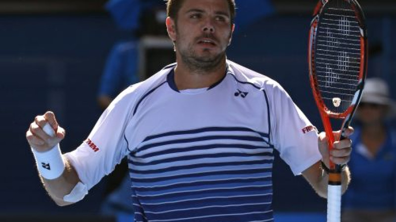 Stens Vavrinka otro gadu pēc kārtas "Australian Open" pusfinālā
Foto: AP/Scanpix