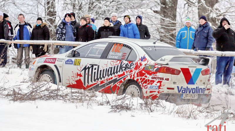 Ronalds Baldiņš rallijā "Sarma 2015"
Foto: Dace Janova (4rati.lv)