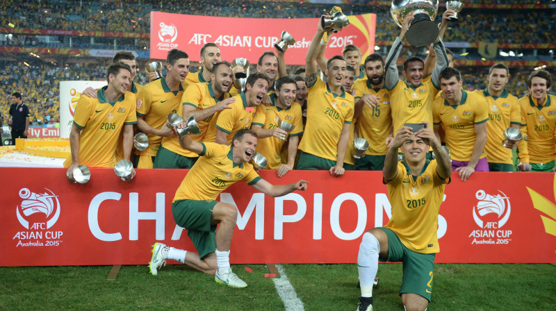 Austrālijas izlase futbolā 
Foto: AFP/Scanpix