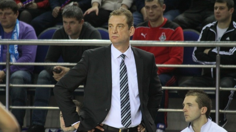 Gundars Vētra un Ēriks Visockis
Foto: kurskbasket.ru