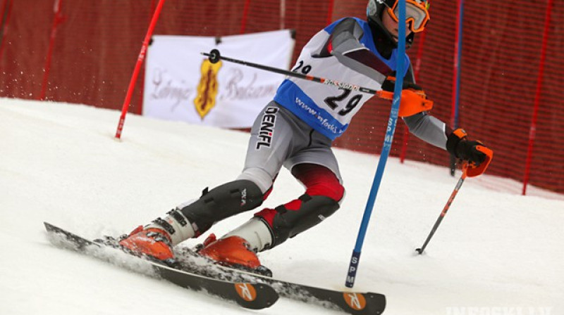 Divu pirmo vietu  ieguvējs U14 grupā Edgars Žurevskis. Foto:Infoski.lv