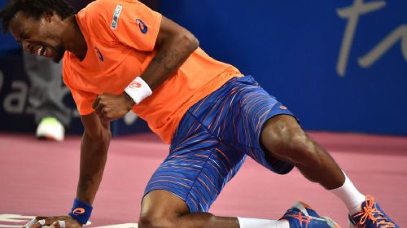 Gaels Monfīss ierastajā pozā
Foto: AFP/Scanpix