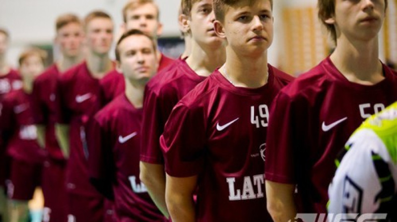 Latvijas U19 vīriešu izlase
Foto: Raivo Sarelainens, floorball.lv