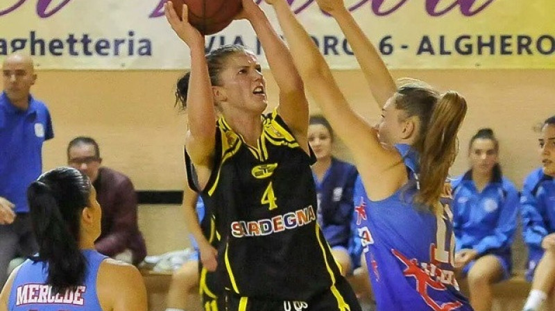 Dita Rozenberga: 38 punkti un 17 izprovocētas piezīmes
Foto: legabasketfemminile.it