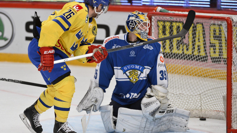 Martins Johansons pēc vārtu guvuma 
Foto: AFP/Scanpix