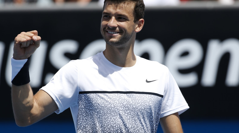 Grigors Dimitrovs 
Foto: AP/Scanpix