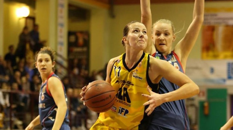 Aija Putniņa: 19. kārtas vērtīgākā spēlētāja Itālijas virslīgā
Foto: legabasketfemminile.it