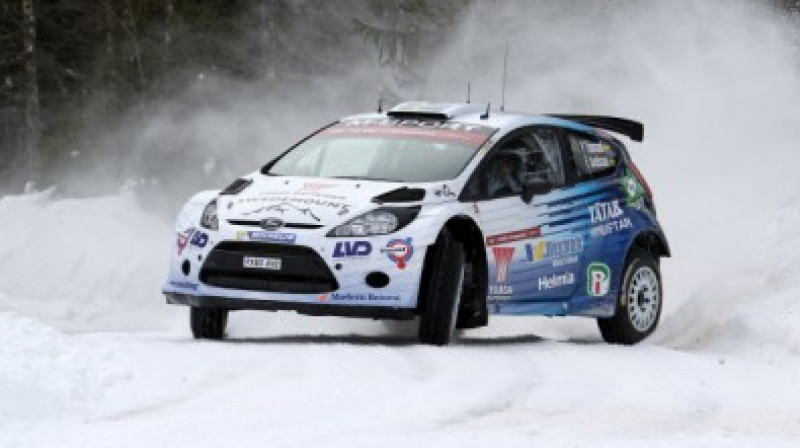Pontuss Tidemands Zviedrijas rallijā
Foto: rallystart.nl