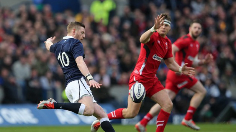 Jaunā Fina Rasela sniegumam būs milzu nozīme Skotijas panākumos vai nedienās.
Foto: rbs6nations.com