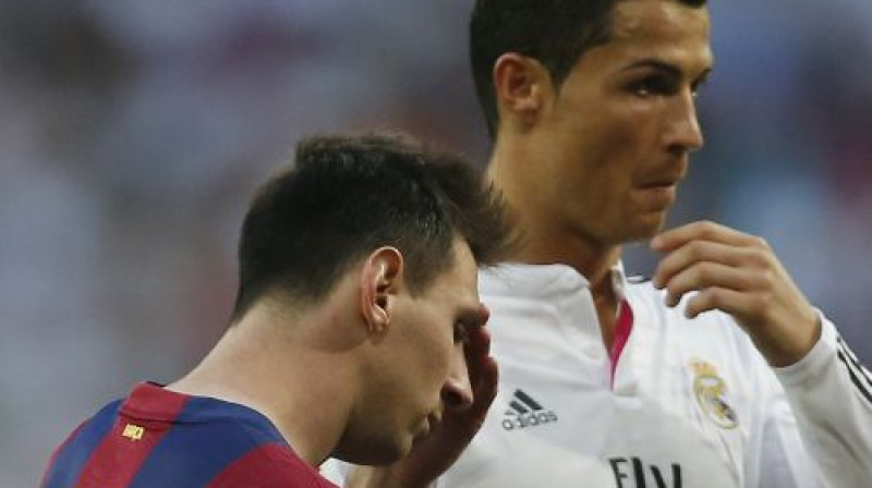 Lionels Mesi un Krištianu Ronaldu
Foto: AP/Scanpix