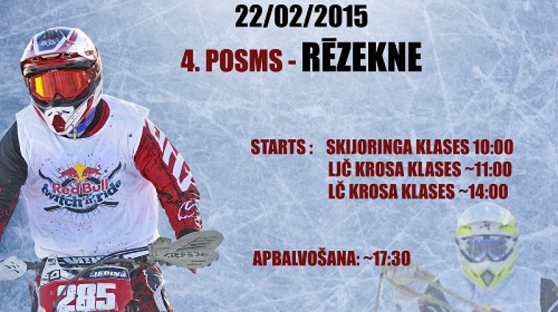 LČ skijoringā un Ziemas motokrosā 4.posms