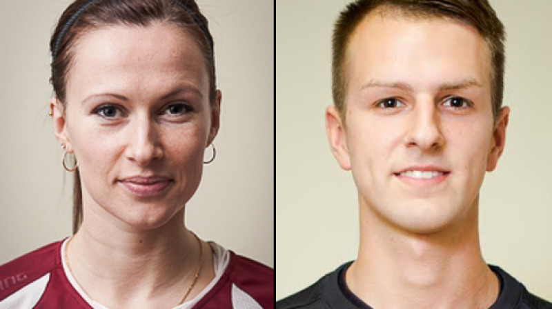 Tatjana Varša un Ingars Matisons
Foto: floorball.lv