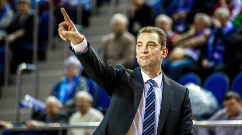 Gundars Vētra un Kurskas "Dinamo": pirmā vieta Eirolīgas regulārajā sezonā
Foto: kurskbasket.ru