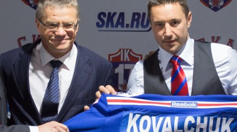 Aleksandrs Medevedevs un Iļja Kovaļcuks
Foto: Kristīna Korovņikova, sport-express.ru