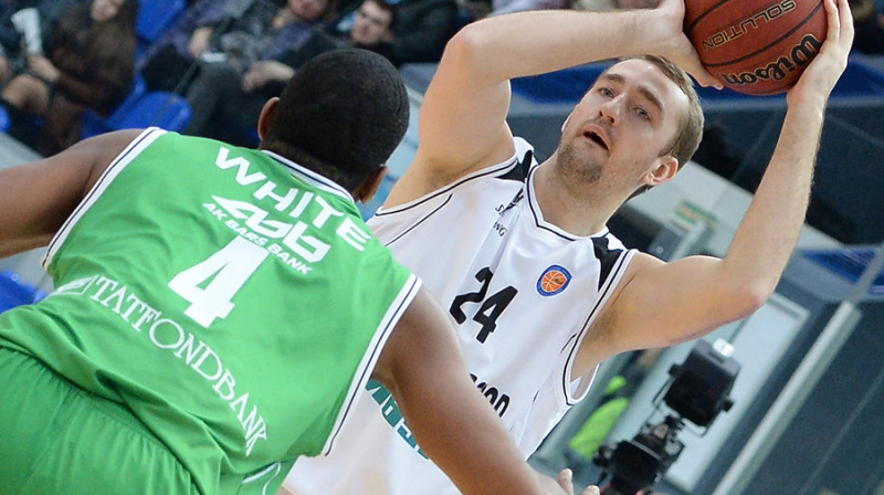 Rihards Kuksiks debijas spēlē "Nizhny Novgorod" vienībā
Foto: nn-basket.ru