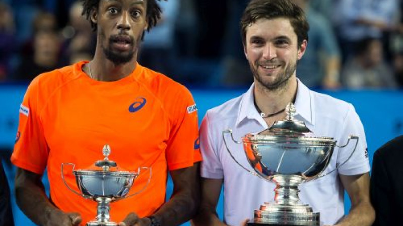 Gaels Monfīss un Žils Simons
Foto: AFP/Scanpix