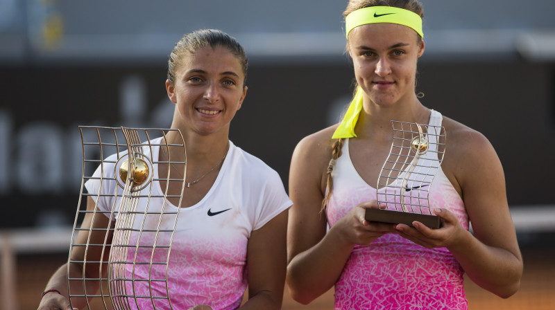 Sāra Erani un Anna Šmiedlova
Foto: AP/Scanpix