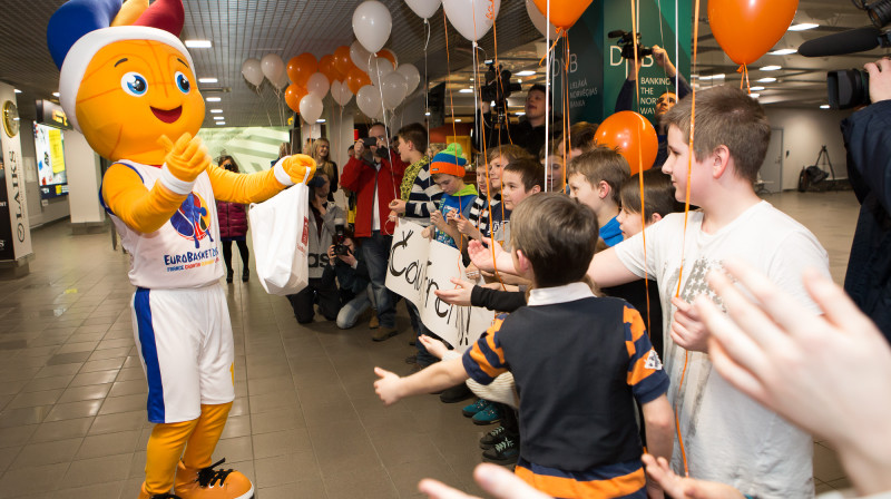 EuroBasket2015 talismans Frenkijs aicina palīgā - piesakies!
Foto: Reinis Oliņš